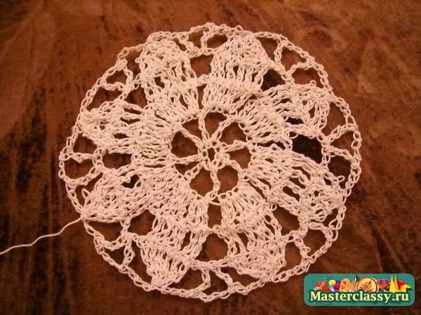 Crochet square napkin: paghulagway sa mga laraw ug video