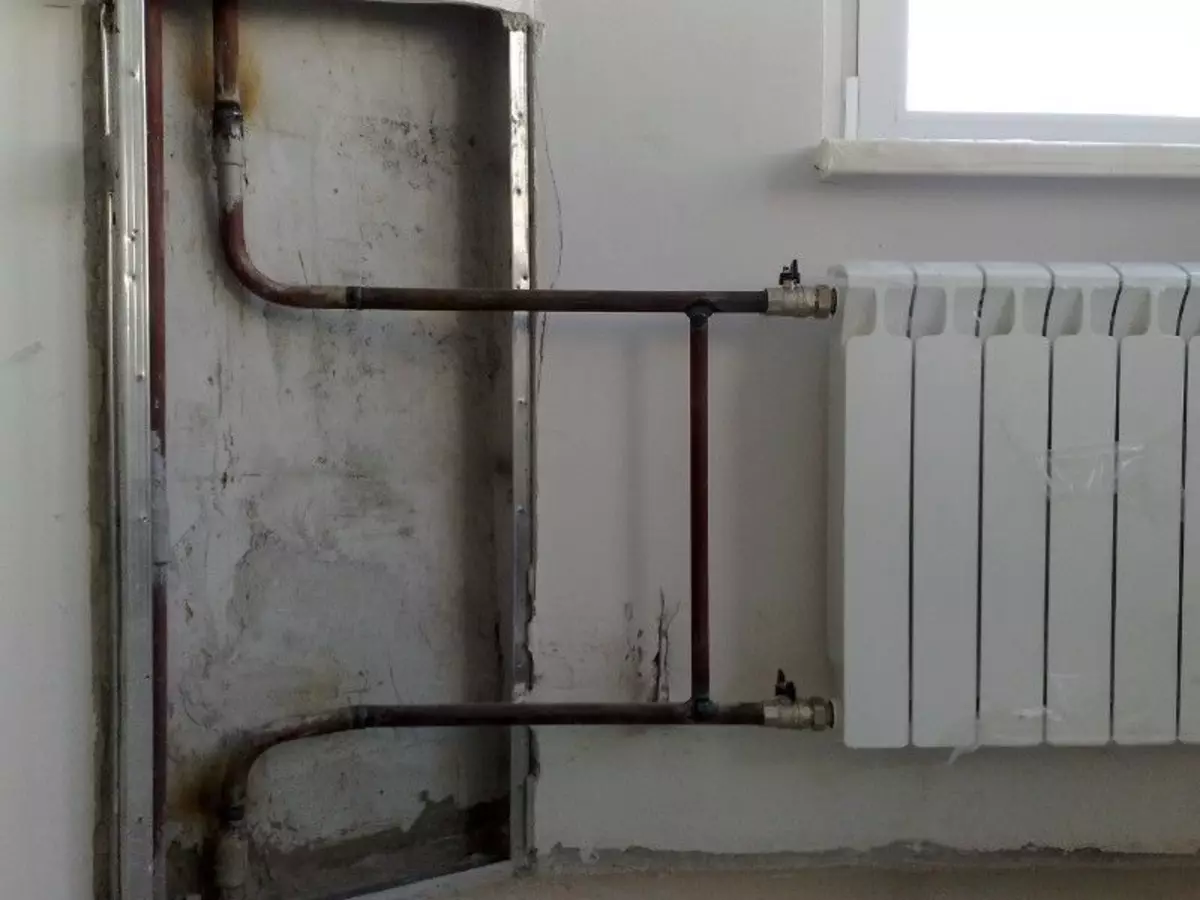 Grīdas radiatora uzstādīšanas augstums: ko pakārt uz leju