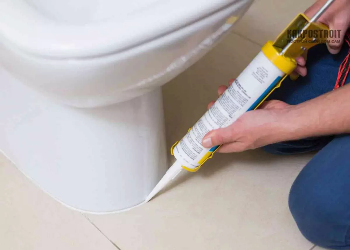 Kako popraviti toaletnico na tleh ploščic: korak za korakom