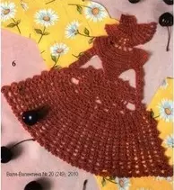 ເຊັດ crochet ທີ່ບໍ່ທໍາມະດາກັບລະບົບ. Napkina Drima
