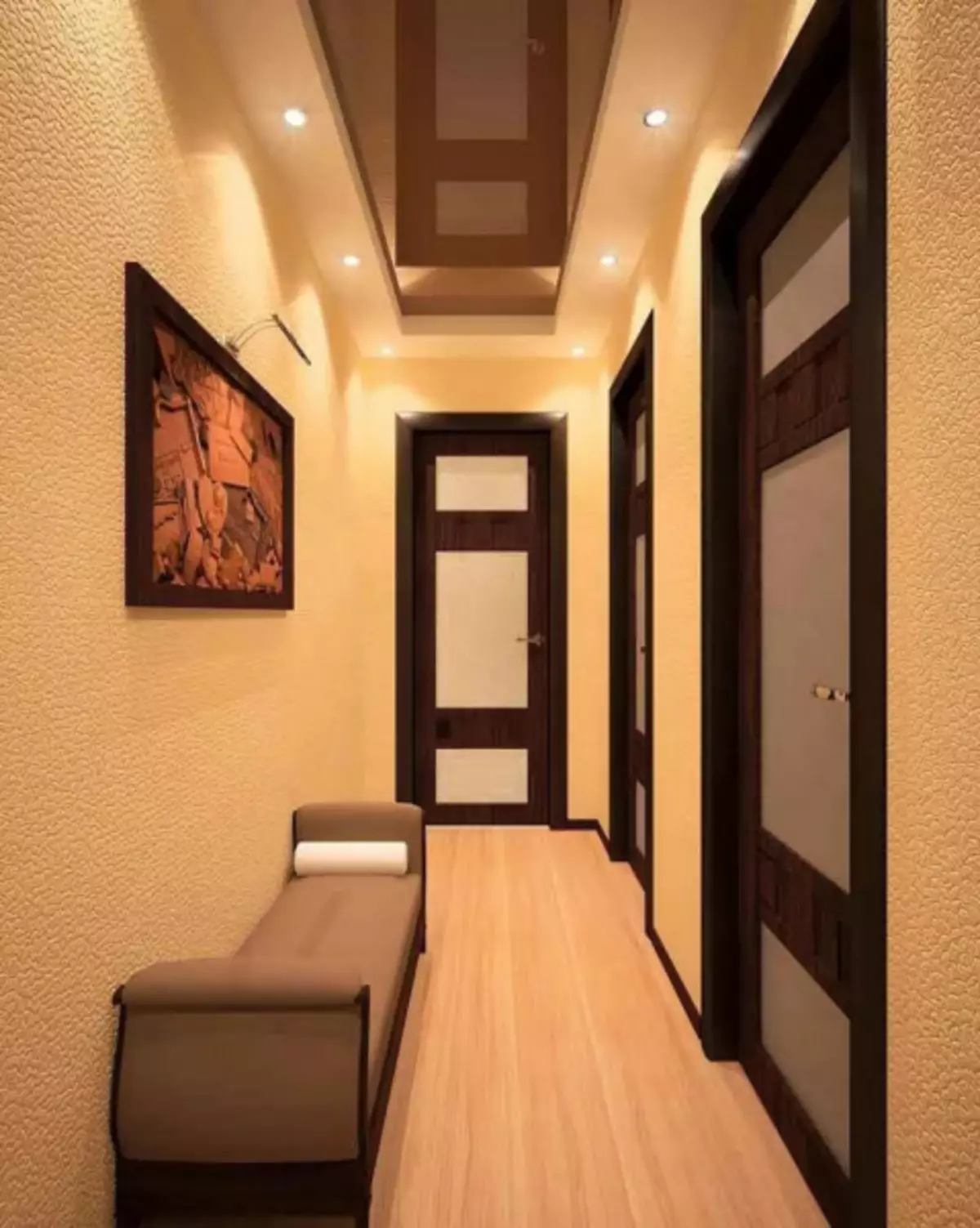 Design male hodnika - Elegantna notranjost ustvarjanje skrivnosti (35 fotografij)