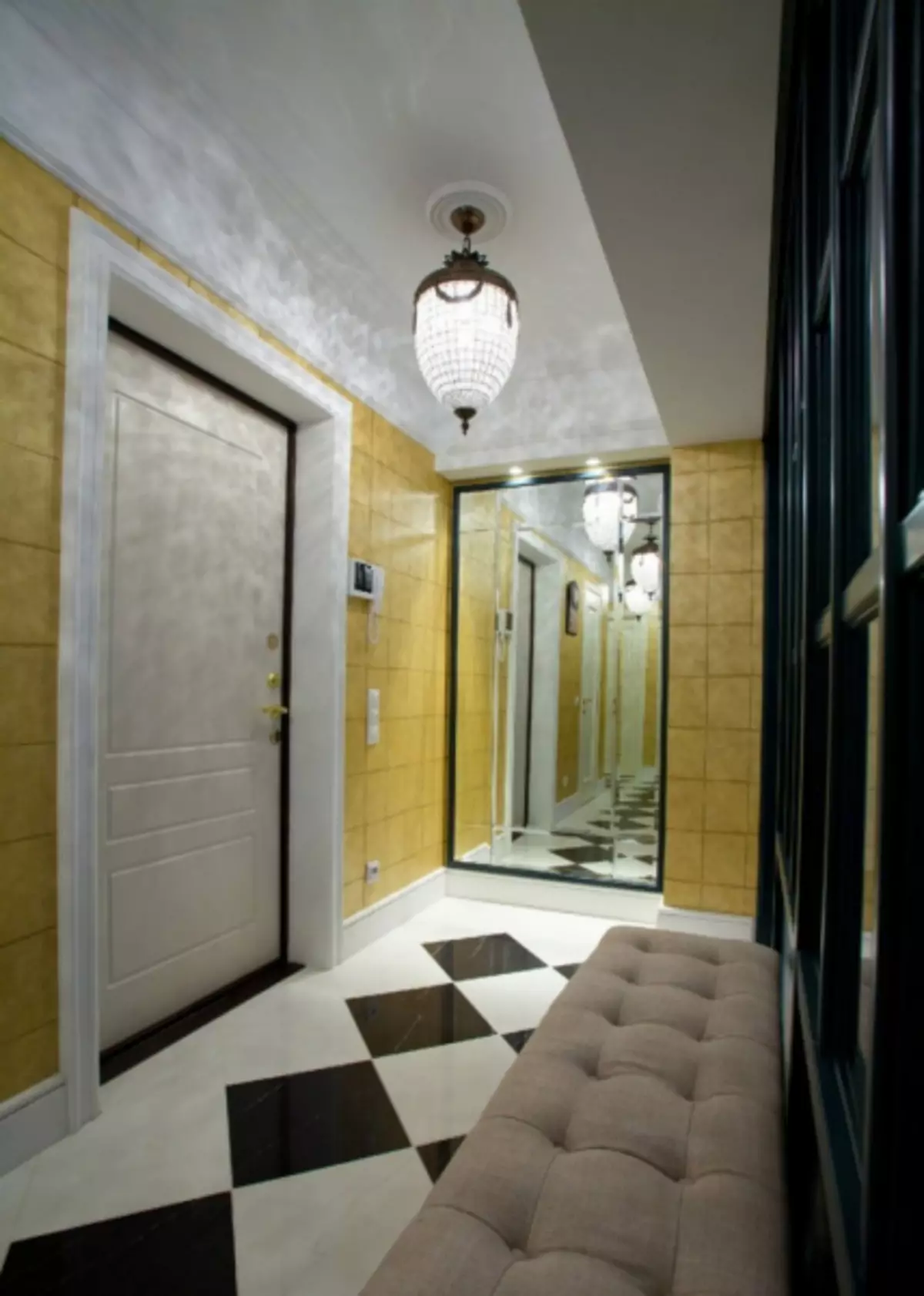 Design male hodnika - Elegantna notranjost ustvarjanje skrivnosti (35 fotografij)