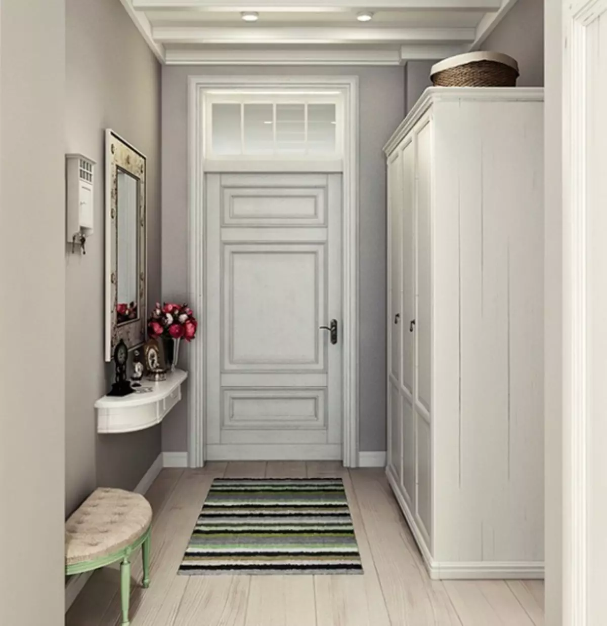 Interno di un piccolo corridoio: come posizionare tutti i mobili in un piccolo spazio (39 foto)
