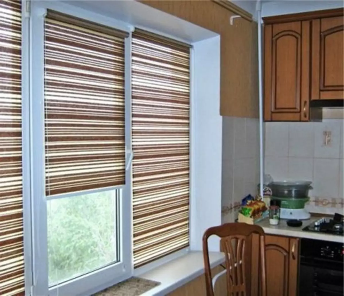 Choose curtains, curtains and kitchen blinds (30 photos)
