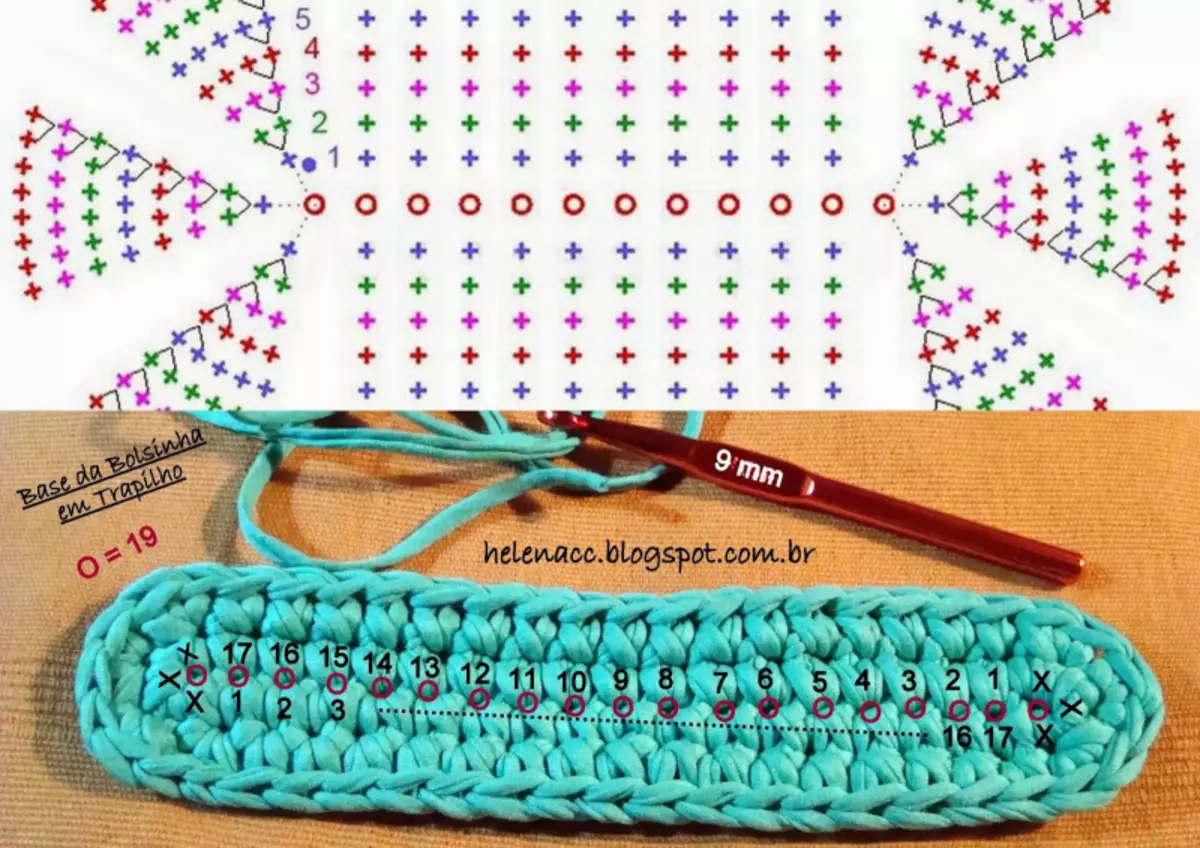 Crochet de embrague con esquemas e descricións: clase mestra con vídeo