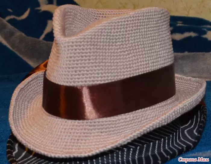 Cowboy Hat cu mâinile pentru un băiat: clasa master cu o schemă