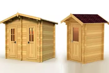 Cum să faci un duș din lemn la cabana?