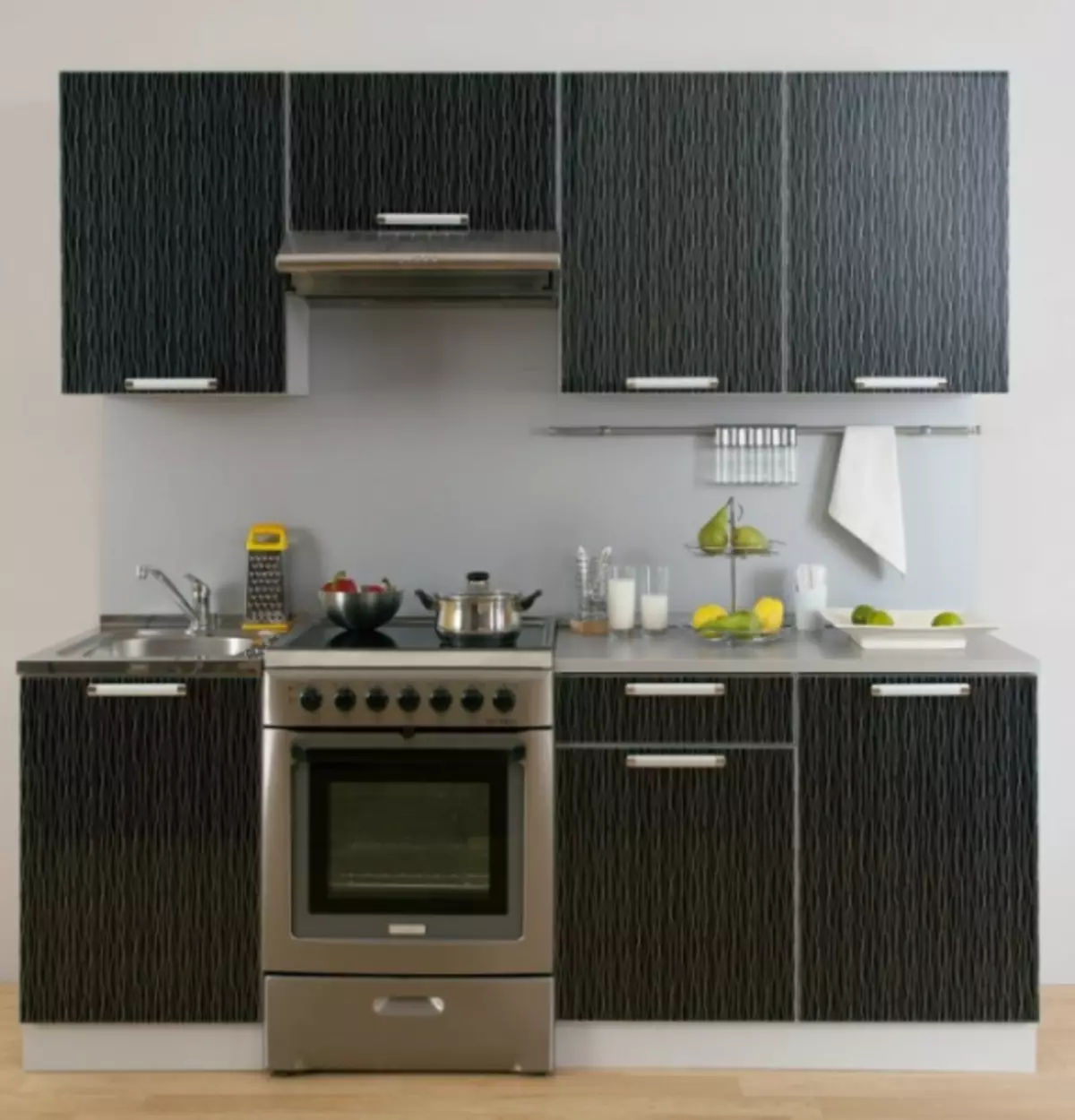 Кујна за дома: Подгответе се со удобност во ограничен простор (20 фотографии)