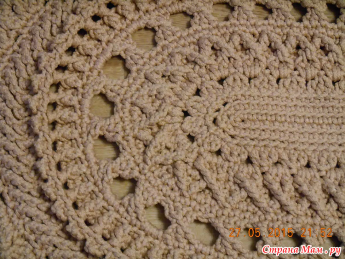 Crochet գորգ հատակին. Օվալաձեւ արտադրանք ստեղծելու սխեմաներ