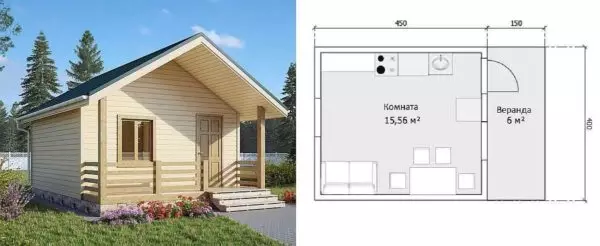 Планування невеликих будинків для дачі