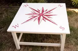 Decor Stół DIY: Decoupage, Cracker, Malowanie