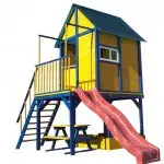 Drvena kuća za djecu: materijali, proizvodnja, modeli