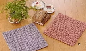 Karpet pada kursi crochet: Skema dan deskripsi untuk pemula dengan video