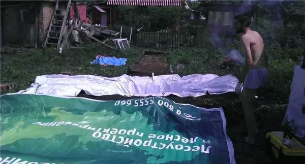 So machen Sie ein Swimmingpool in der Hütte: Fotoberichte + Video