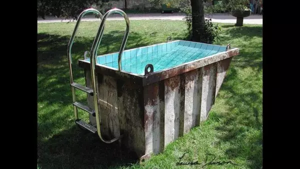 Hvordan lage et svømmebasseng på hytta: Photo Reports + Video