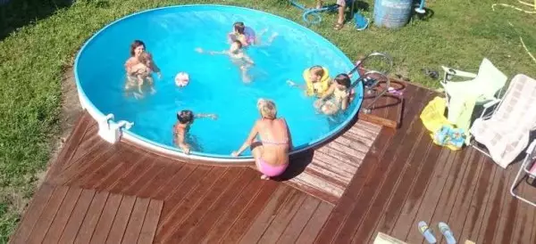 So machen Sie ein Swimmingpool in der Hütte: Fotoberichte + Video