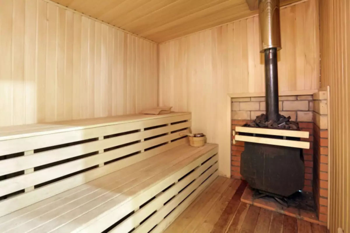 Caltal দেশ হাউস: আধুনিক Sauna
