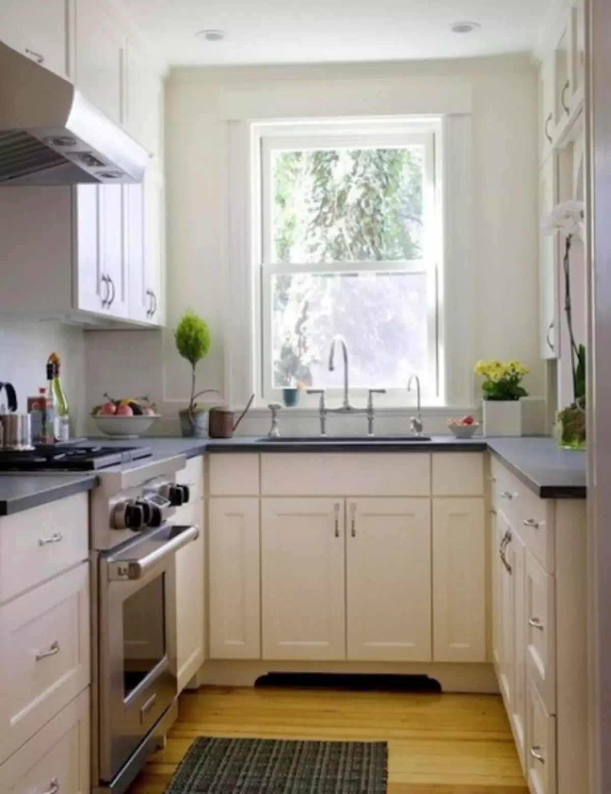 Nápady na interiér malej kuchyne 4-8 m2 (26 fotografií)