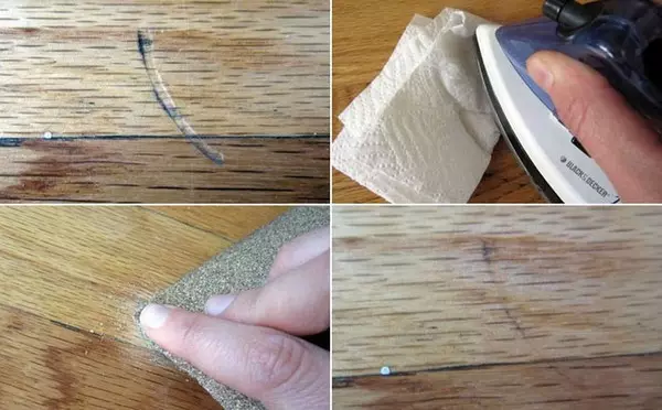 如何在家里删除家具上的划痕