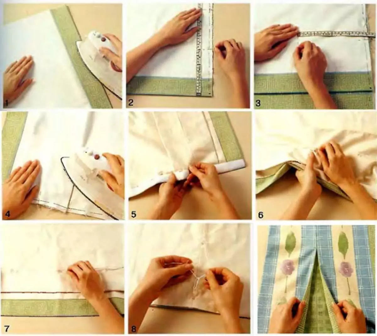 Как да направите гънки на завеси от тюл правилно: инструкция