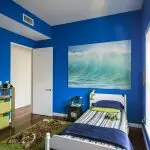 6 нијансирање плаве у унутрашњости деце дечије собе