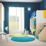 6 nuanțe asupra utilizării albastru în interiorul camerei copiilor