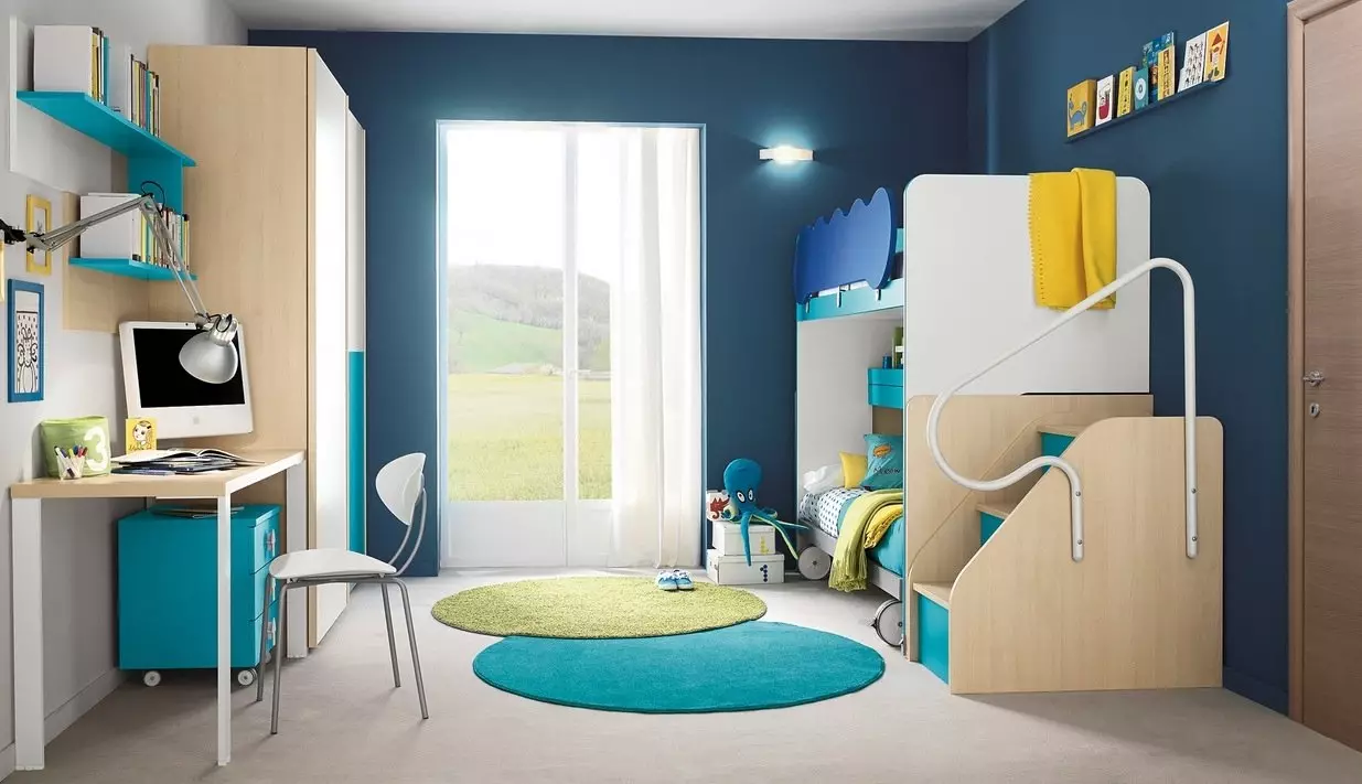 6 нюансів по використанню синього кольору в інтер'єрі дитячої кімнати