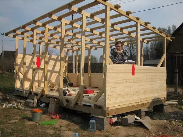 Come costruire famiglie dal legno, su un telaio in metallo