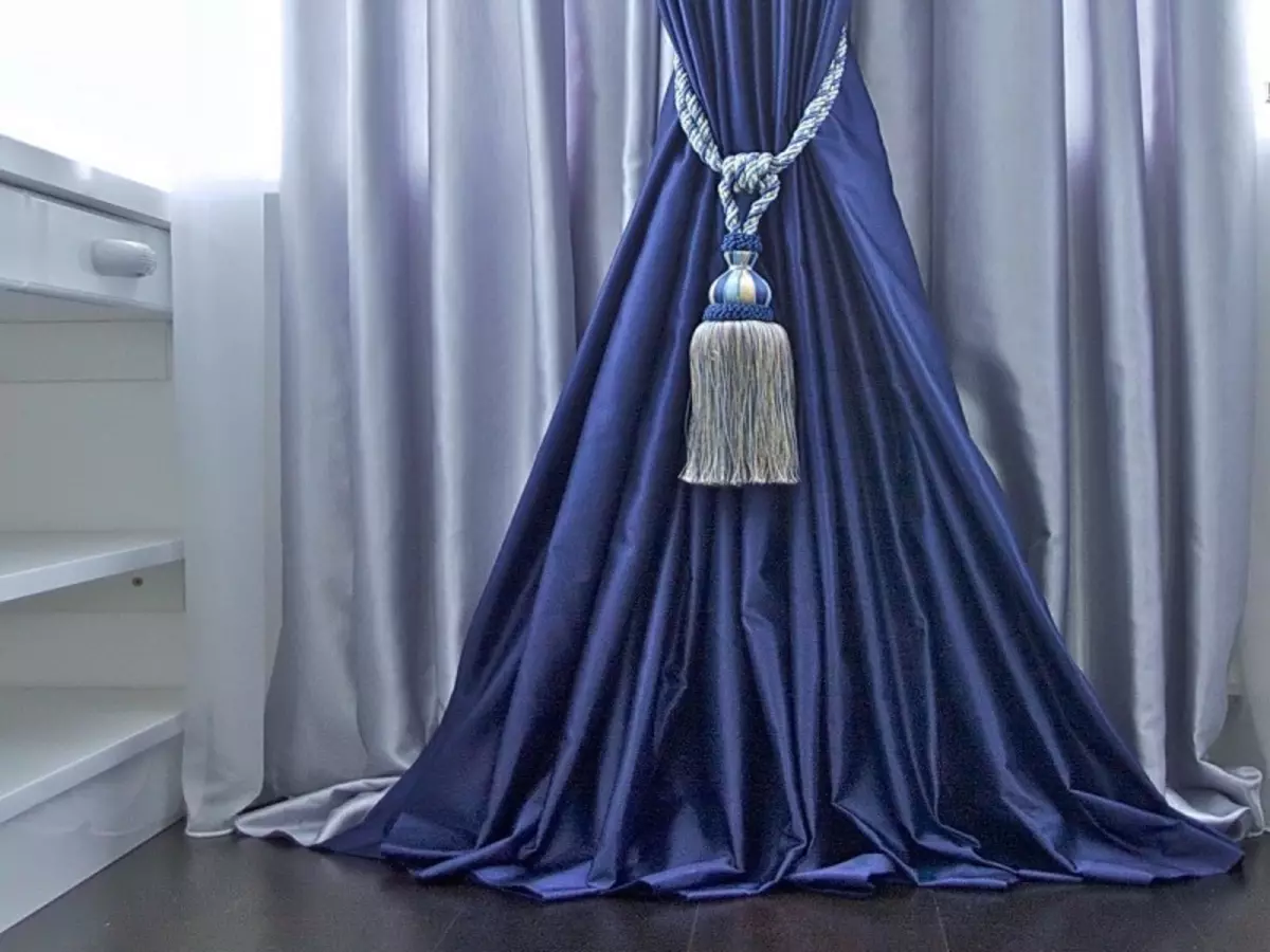 Com lligar un raspall per a cortines: bonics nodes