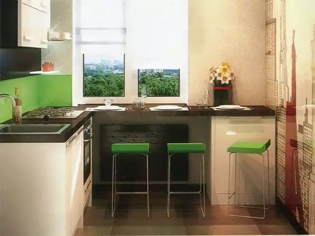 Kako koristiti prag prozora u kuhinji (65 fotografija)