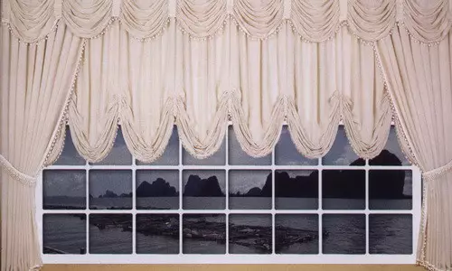 Østrigske gardiner gør det selv - skræddersyeteknologi