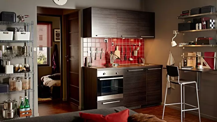 Taskukohane ja praktiline atraktiivsus: köögid IKEA teie kodu sisemuses (36 fotot)