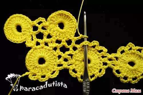 Lace Circuit Crochet uden at rive tråd: Master klasse med beskrivelse og video