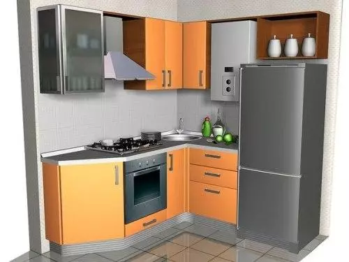 5 քառակուսի խոհանոց: մ. Լուսանկարների ինտերիեր: Խոհանոցի ձեւավորում օրինակներով