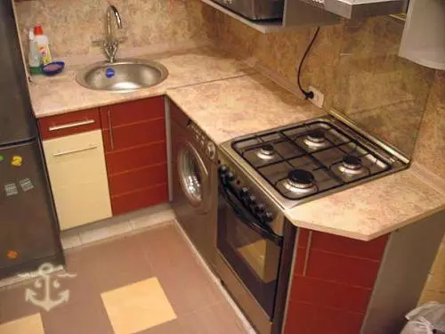 5 مربع باورچی خانے. م. تصویر داخلہ. مثال کے طور پر باورچی خانے کے ڈیزائن
