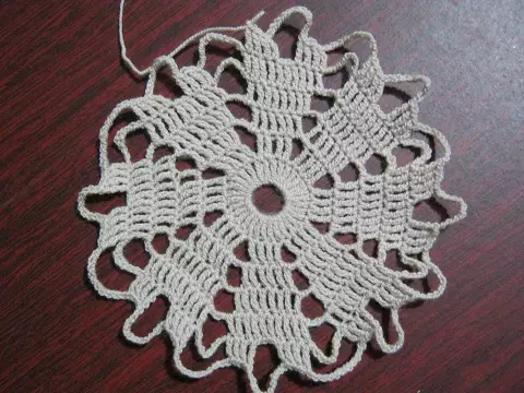 Detaillearre crochet les servetten foar begjinners