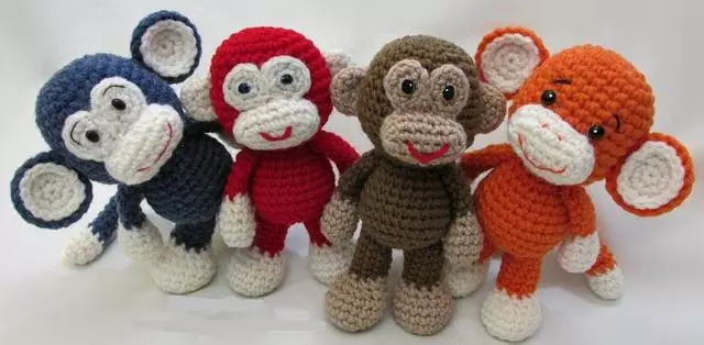 Orangutang Crochet le tuairisc agus scéimeanna: Máistir-rang le físeán
