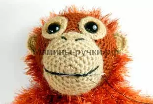 Orangutang Crochet sa opis i sheme: master klasa sa video