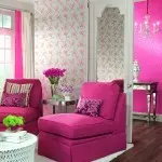 צבע ורוד בהגדרת חדרים שונים: מספר כללי שימוש