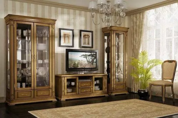 I-Living Room Design Imibono: Soning, Wallpaper, Ifenisha