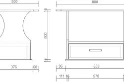 Cardboard table with your own hands: Countertop, legs, decoration