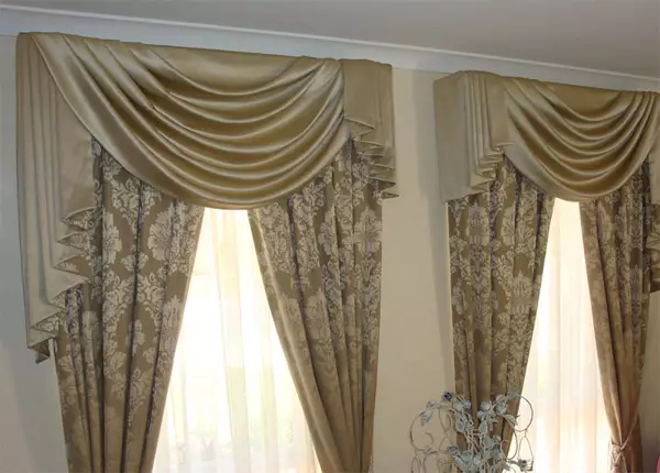 Patterns of curtains and lambrequins do it yourself
