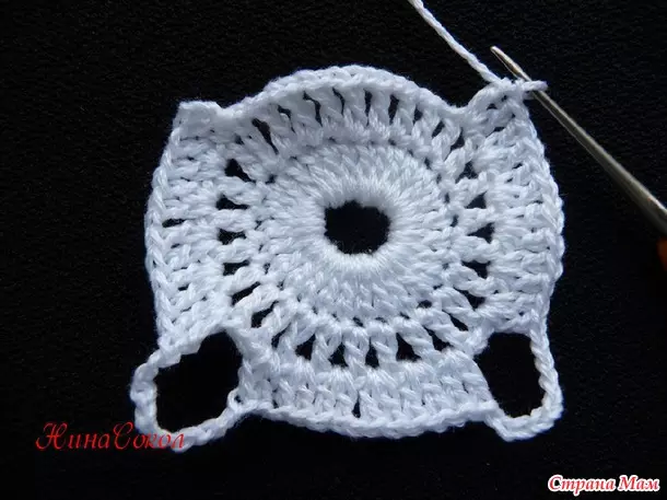 Coffal de los motivos de crochet para principiantes con esquemas y video