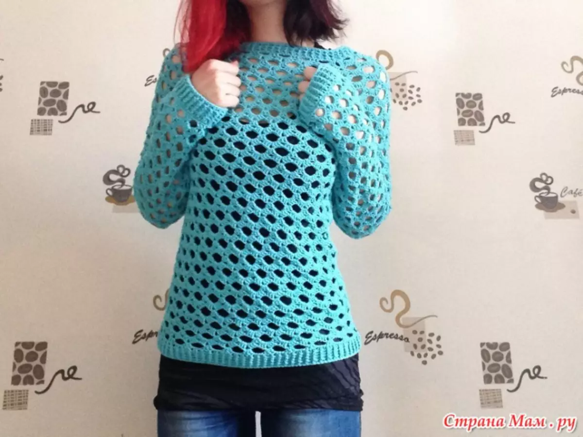 Raglan Crochet for Girl: Esquema com descrição e vídeo