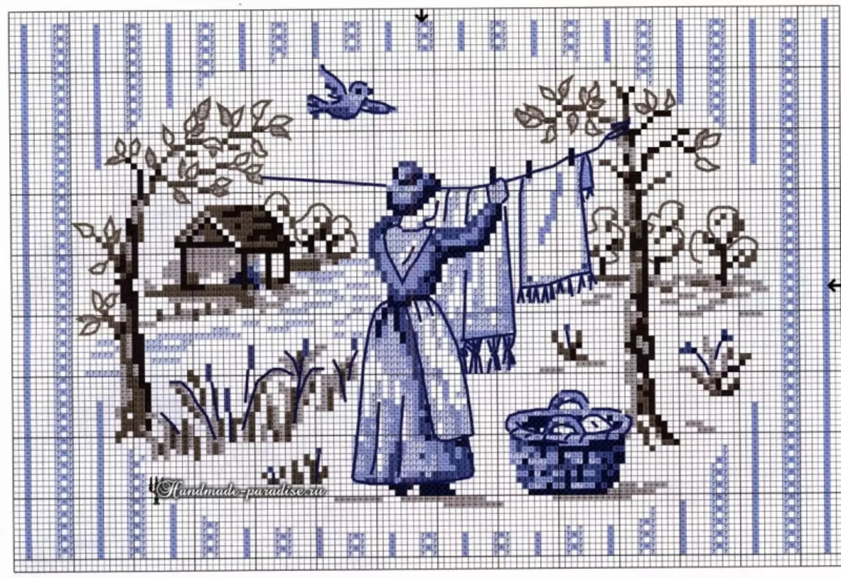 I-Monochrome Cross-Stitch. Amacebo