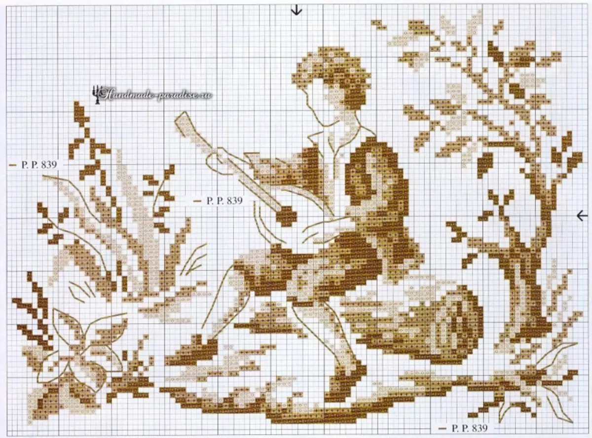 I-Monochrome Cross-Stitch. Amacebo