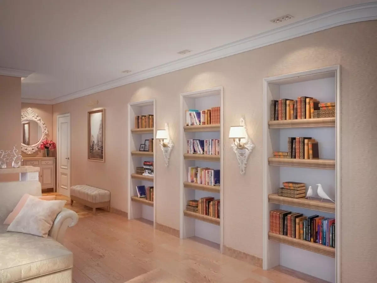 House for Books: home library arrangement sa isang modernong pabahay (42 mga larawan)