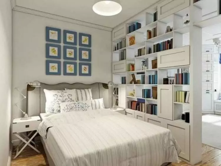 Haus für Bücher: Home Bibliotheksanordnung in einem modernen Gehäuse (42 Fotos)