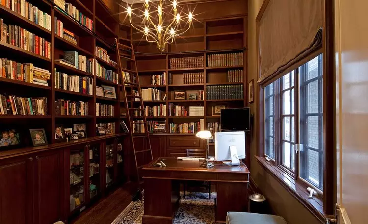 Hiša za knjige: Domača knjižnica Ureditev v sodobnem stanovanju (42 fotografij)