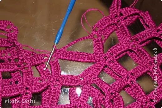 পরিকল্পনা এবং বিবরণ সঙ্গে beginners জন্য মেষ জাল crochet